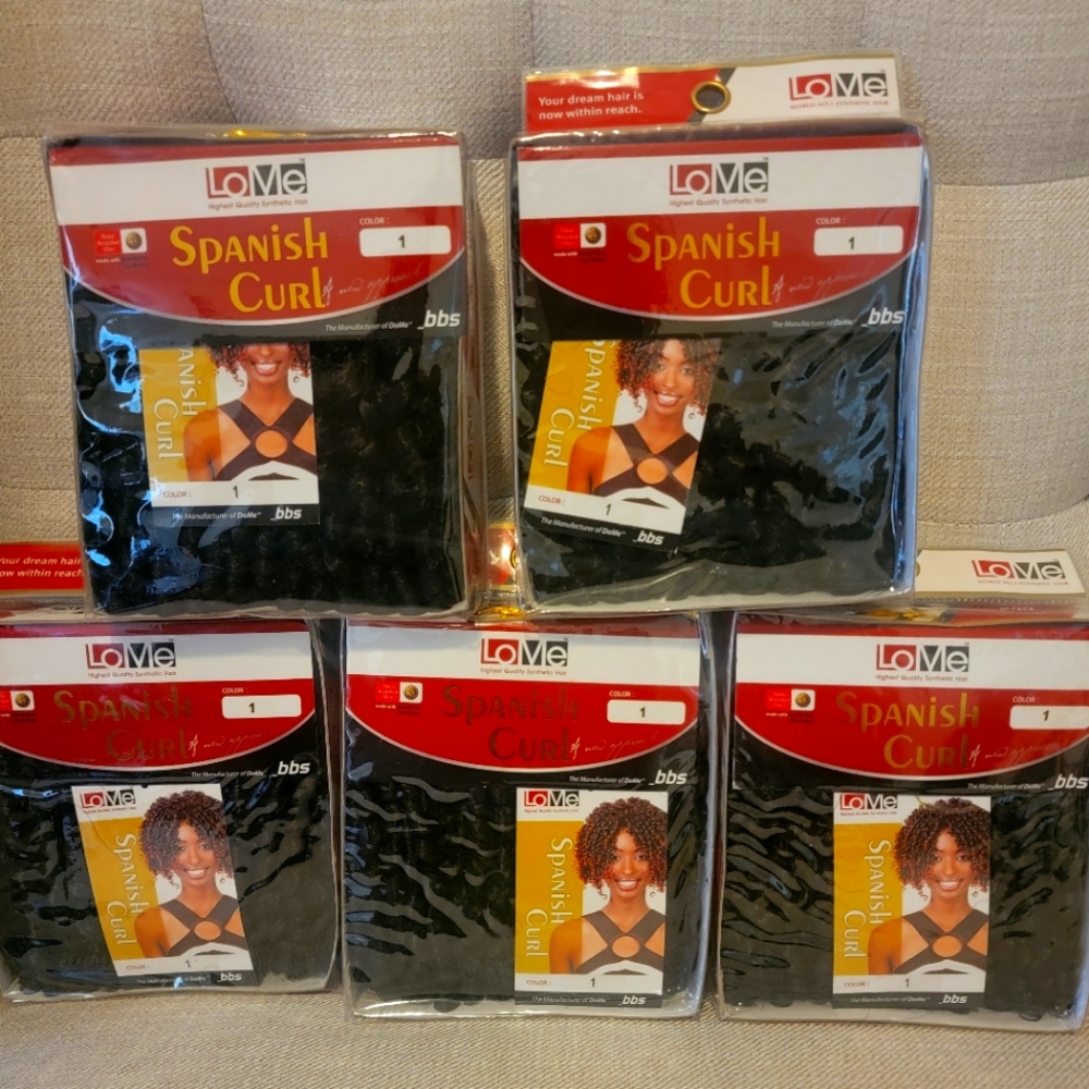 Spanish Curl by LoMe (#1) 5 pack deal